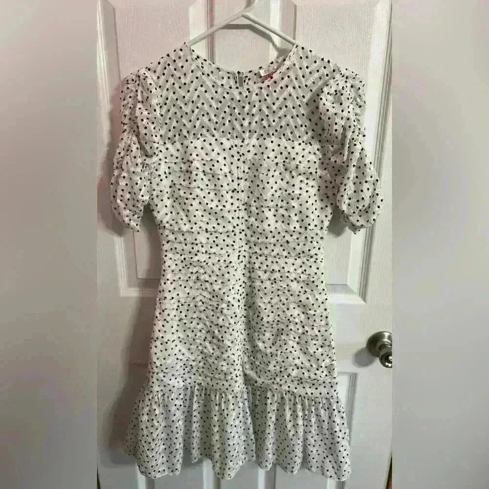 Shoshanna Kayleigh Optic Jet dress size 2 - Picture 5 of 9